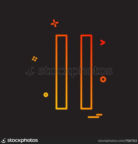 User Interface button icon design vector