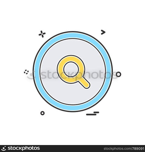 User interface button icon design vector