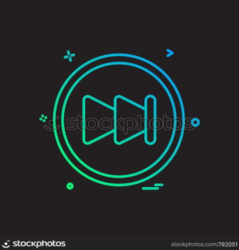 User interface button icon design vector