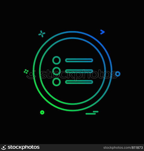 User interface button icon design vector