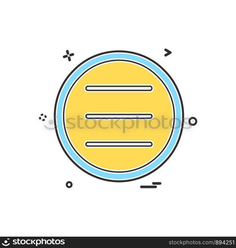 User interface button icon design vector