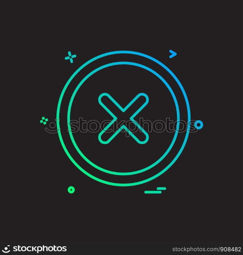 User interface button icon design vector