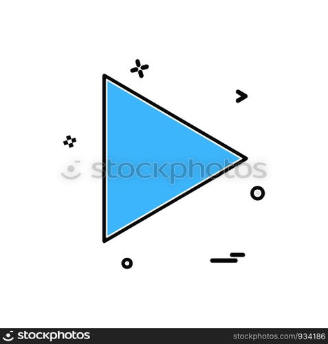 User Interface button icon design vector