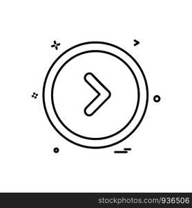 User interface button icon design vector