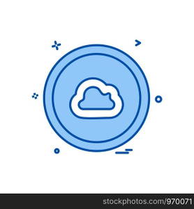 User interface button icon design vector