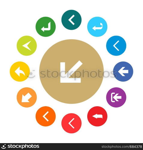 User Interface buttons design set vector