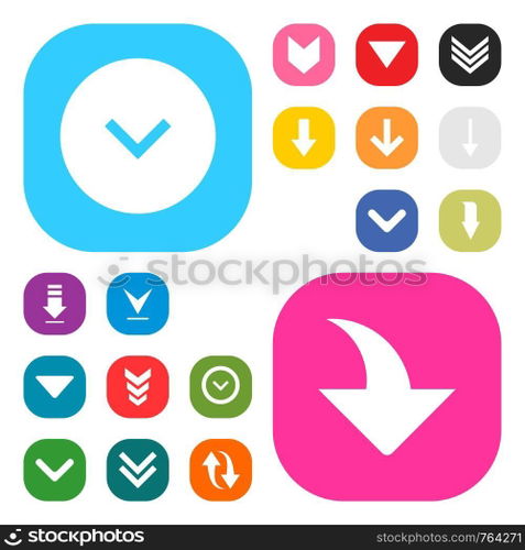User Interface buttons design set vector