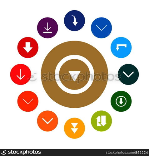 User Interface buttons design set vector