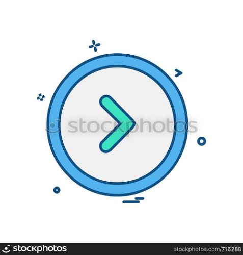 User Interface buttons icon design vector