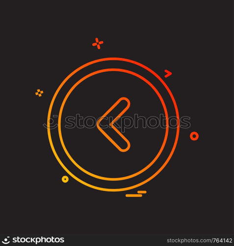 User Interface buttons icon design vector