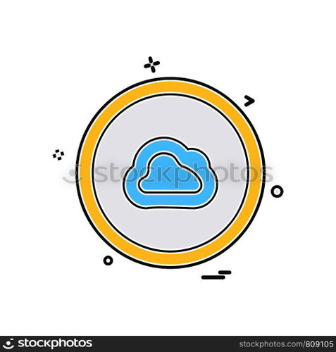 User Interface buttons icon design vector