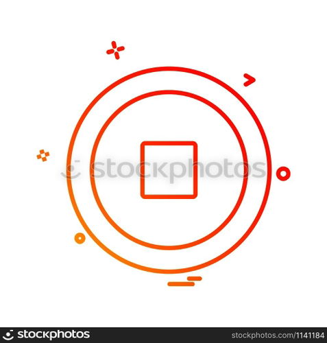 User Interface icon design vector
