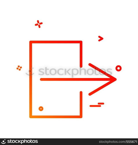User Interface icon design vector