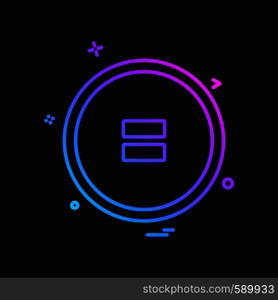 User Interface icon design vector