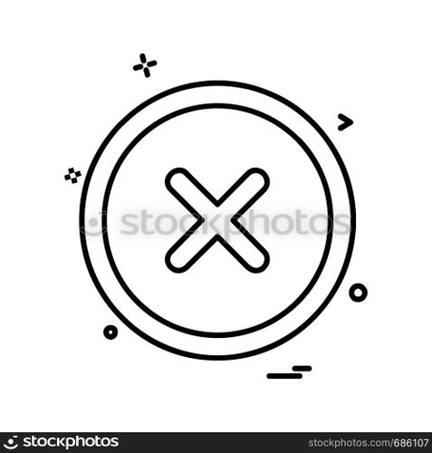 User Interface icon design vector