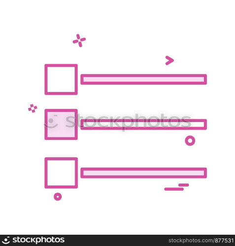 User Interface icon design vector