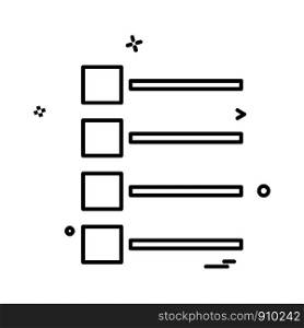 User Interface icon design vector