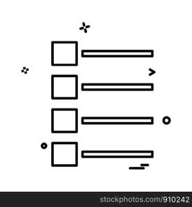 User Interface icon design vector