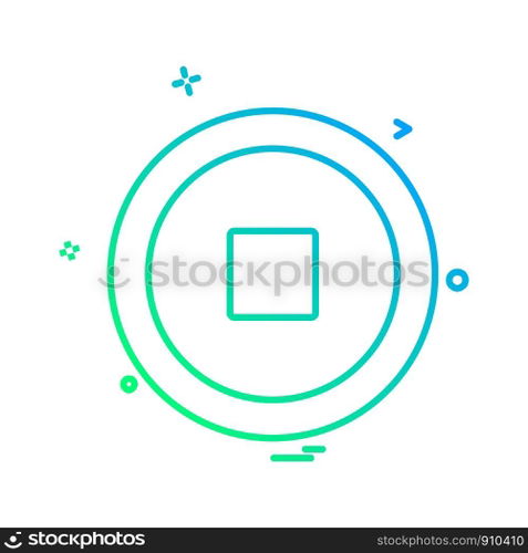 User Interface icon design vector