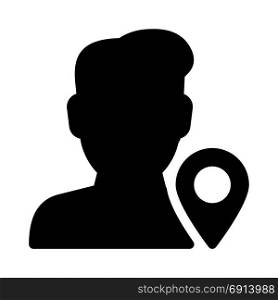 User Place, icon on isolated background