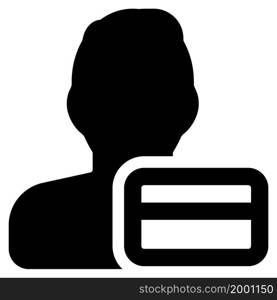 using a credit card for online purchases made by male user