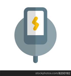 Using electromagnetic induction to charge cellphones.