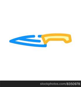 utility knife color icon vector. utility knife sign. isolated symbol illustration. utility knife color icon vector illustration