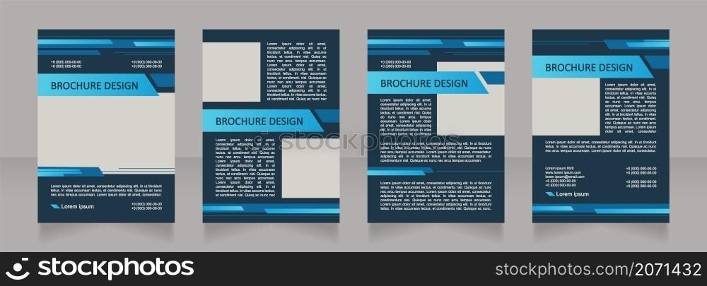 Utility payment options blank brochure layout design. Banking service. Vertical poster template set with empty copy space for text. Premade corporate reports collection. Editable flyer paper pages. Utility payment options blank brochure layout design