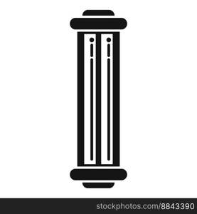 UV lamp device icon simple vector. Air rays. Care insect. UV lamp device icon simple vector. Air rays