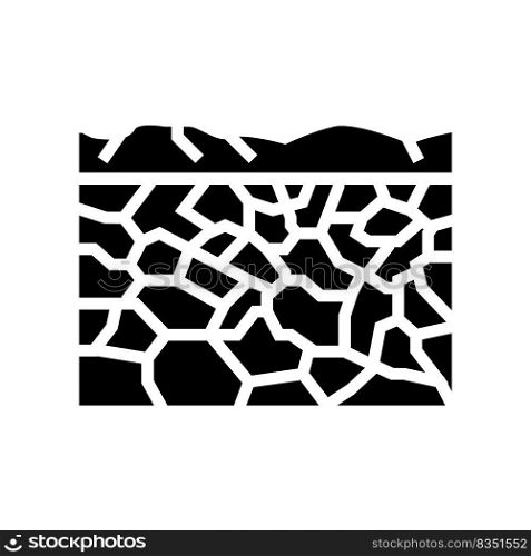 uyuni salt flats glyph icon vector. uyuni salt flats sign. isolated symbol illustration. uyuni salt flats glyph icon vector illustration