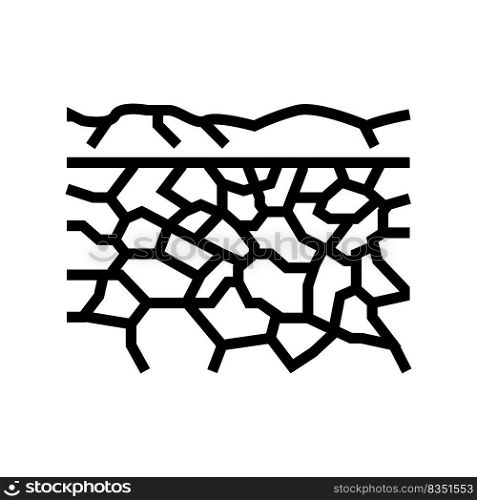 uyuni salt flats line icon vector. uyuni salt flats sign. isolated contour symbol black illustration. uyuni salt flats line icon vector illustration