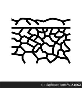 uyuni salt flats line icon vector. uyuni salt flats sign. isolated contour symbol black illustration. uyuni salt flats line icon vector illustration