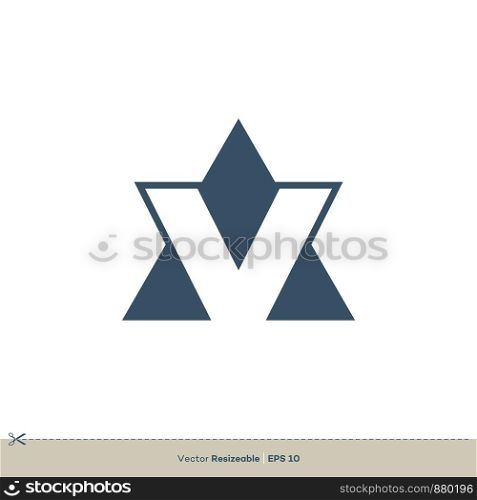 V A Letter Logo Template Illustration Design. Vector EPS 10.