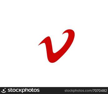 V business logo and symbols templates