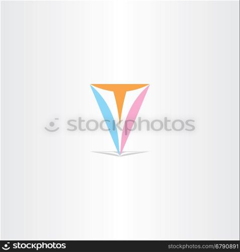 v icon letter vector symbol logo design
