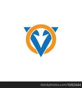 V icon Vector Illustration design Logo template