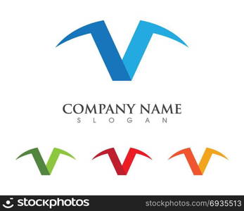 V Letter Logo Business Template. V Letter Logo Business Template Vector icon