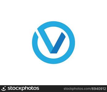 V Letter Logo Business Template. V Letter Logo Business Template Vector icon