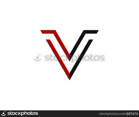 V Letter Logo Business Template Vector icon