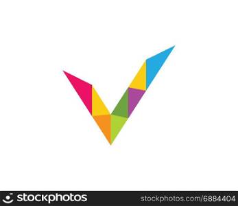 V Letter Logo Business Template Vector icon design