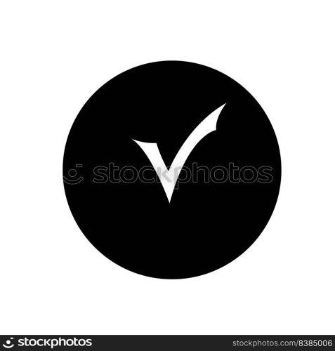 V Letter Logo Template vector icon illustration