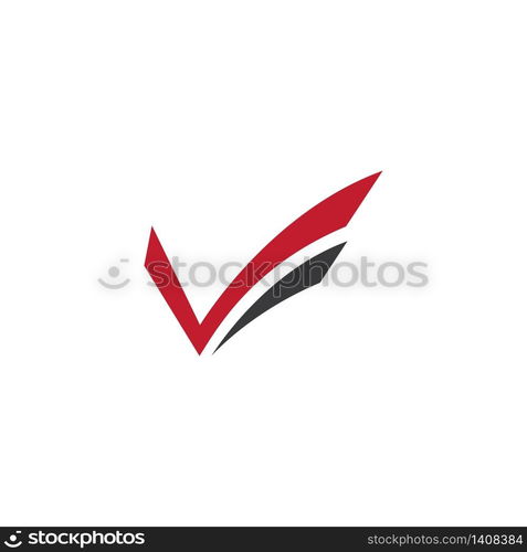 V Letter Logo Template vector illustration design