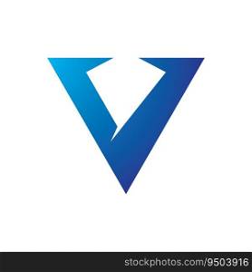 V Letter logo template vector illustration design