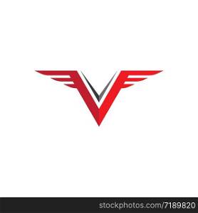 V letter logo vector icon illustration design