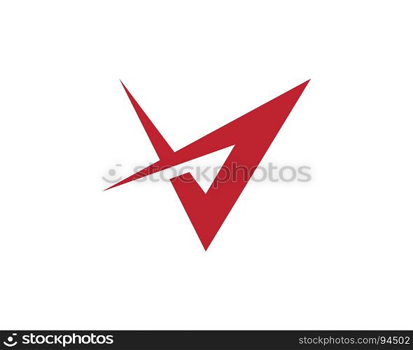 V Letter vector illustration icon Logo Template design