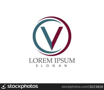V letters business logo and symbols template