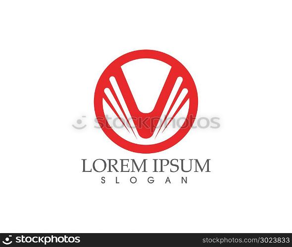 V letters business logo and symbols template