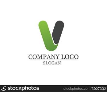 V letters business logo and symbols template icons. V letters business logo and symbols template