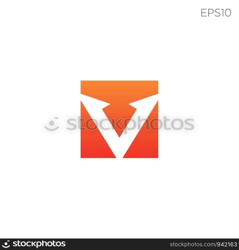 v logo minimal vector icon element isolated - vector. v logo minimal vector icon element isolated