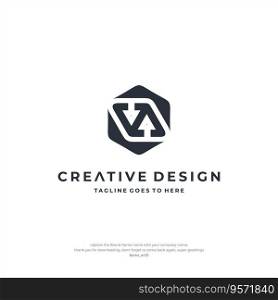VA letter Logo Creative Design